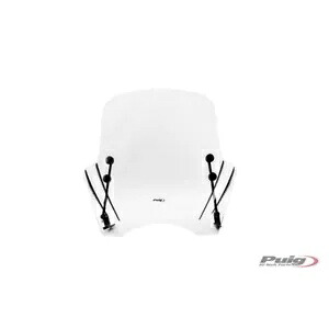 PUIG スクーター T.X.ホンダ スクーピー SH 125i 2017 - 2019 クリア 9733W 用スクリーン PUIG SCOOTER T.X. SCREEN FOR HONDA SCOOPY SH 125i 2017 - 2019 CLEAR 9733W 【並行輸入品】