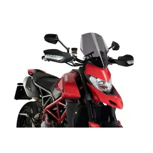 PUIG スポーツスクリーン ドゥカティ ハイパーモタード 950 RVE 2021 - 2023 ダークスモーク 3634F PUIG SPORT SCREEN FOR DUCATI HYPERMOTARD 950 RVE 2021 - 2023 DARK SMOKE 3634F 【並行輸入品】
