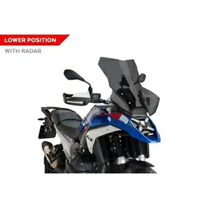 PUIG ツーリング スクリーン BMW R 1300 GS トリプル ブラック 2023 - 2024 ダークスモーク 21795F PUIG TOURING SCREEN FOR BMW R 1300 GS TRIPLE BLACK 2023 - 2024 DARK SMOKE 21795F 【並行輸入品】