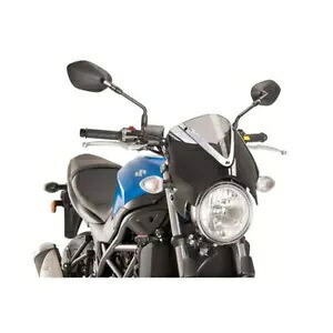 Puig ウィンドスクリーン レトロ スズキ SV 650 2016 - 2023 ブラック 8926H に対応 PUIG WINDSCREEN RETRO COMPATIBLE FOR SUZUKI SV 650 2016 - 2023 BLACK 8926H 【並行輸入品】