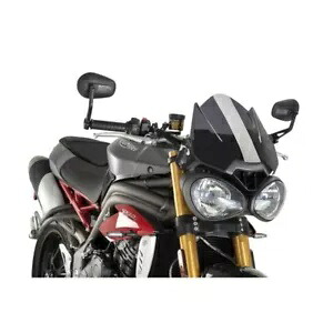 フロントガラス スポーツ Puig トライアンフ スピード トリプル 1050 R 2016 - 2017 ダーク 8929F- WINDSHIELD SPORT PUIG FOR TRIUMPH SPEED TRIPLE 1050 R 2016 - 2017 DARK 8929F- 【並行輸入品】