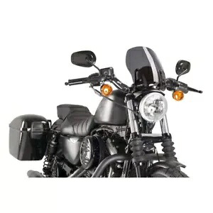 PUIG スクリーン ハーレーダビッドソン スポーツスター 1200 ナイトスター 2008 - 2012 ダークスモーク PUIG SCREEN FOR HARLEY DAVIDSON SPORTSTER 1200 NIGHTSTER 2008 - 2012 DARK SMOKE 【並行輸入品】