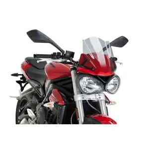 フロントガラス Puig トライアンフ ストリート トリプル 765 S 2018 - 2019 スモークグレー 9999H- WINDSHIELD PUIG FOR TRIUMPH STREET TRIPLE 765 S 2018 - 2019 SMOKE GRAY 9999H- 【並行輸入品】