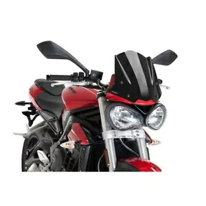 ウィンドシールド スポーツ PUIG トライアンフ ストリート トリプル 765 S 2018 - 2019 ブラック 9999N- WINDSHIELD SPORT PUIG FOR TRIUMPH STREET TRIPLE 765 S 2018 - 2019 BLACK 9999N- 【並行輸入品】