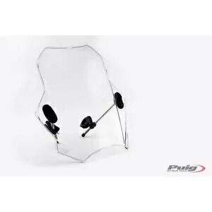 Puig ユニバーサル バット スクリーン ホンダ CB 1000 R 2011 - 2016 クリア 8088W に対応 PUIG UNIVERSAL BAT SCREEN COMPATIBLE FOR HONDA CB 1000 R 2011 - 2016 CLEAR 8088W 【並行輸入品】