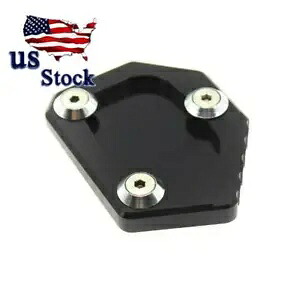 CNC サイドスタンド キックスタンド プレートパッド ホンダ NC700S/CBR500R 2013-2014 ブラック CNC Side Stand Kickstand Plate Pad For Honda NC700S/CBR500R 2013-2014 Black 【並行輸入品】