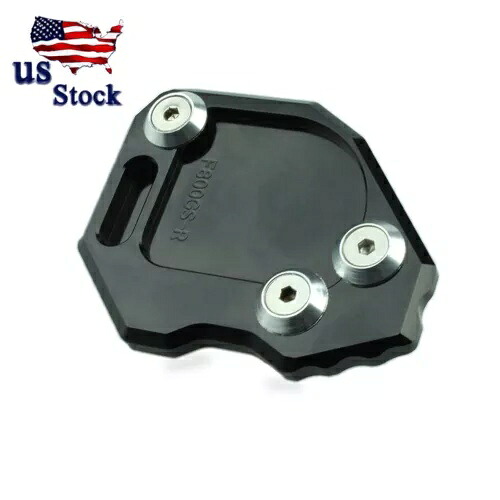 CNC オートバイキックスタンドサイドスタンドフットプレートパッド BMW 2008-2013 2014 US CNC Motorcycle Kickstand Side Stand Foot Plate Pads For BMW 2008-2013 2014 US 【並行輸入品】