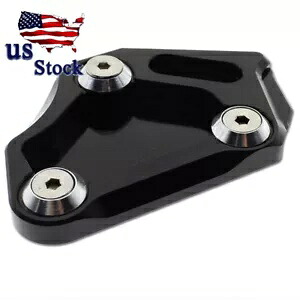 米国黒ヤマハ YZF R1 1999-2006 サイドキックスタンドスタンド延長プレートパッド US Black For Yamaha YZF R1 1999-2006 Side Kickstand Stand Extension Plate Pad 【並行輸入品】