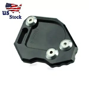 CNC スタンドプレートキックスタンド延長パッド引き伸ばし BMW F800GS 2008-2014 ブラック CNC Stand Plate Kickstand Extension Pad Enlarger For BMW F800GS 2008-2014 Black 【並行輸入品】