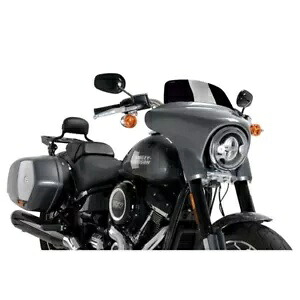 フロントガラス Puig ハーレーダビッドソン ソフテイル 1745 スポーツ グライド 2018 - 2023 ブラック- WINDSHIELD PUIG FOR HARLEY DAVIDSON SOFTAIL 1745 SPORT GLIDE 2018 - 2023 BLACK- 【並行輸入品】