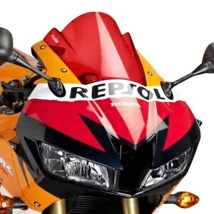 Puig Z-レーシング スクリーン ホンダ CBR 600 RR 2013 - 2016 レッド 6478R に対応 PUIG Z-RACING SCREEN COMPATIBLE FOR HONDA CBR 600 RR 2013 - 2016 RED 6478R 【並行輸入品】