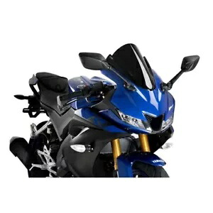 PUIG Z-レーシング スクリーン 互換性あり ヤマハ YZF-R125 2019 - 2023 ブラック 3619N PUIG Z-RACING SCREEN COMPATIBLE FOR YAMAHA YZF-R125 2019 - 2023 BLACK 3619N 【並行輸入品】