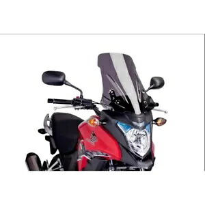 PUIG ツーリング スクリーン ホンダ CB 500 X 2013 - 2015 ダークスモーク 6480F に適合 PUIG TOURING SCREEN COMPATIBLE FOR HONDA CB 500 X 2013 - 2015 DARK SMOKE 6480F 【並行輸入品】