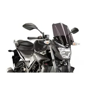 プーイグ ネイキッド N.G.ヤマハ MT-03 300 2016 - 2019 ダークスモーク 8932F 用ツーリングスクリーン PUIG NAKED N.G. TOURING SCREEN FOR YAMAHA MT-03 300 2016 - 2019 DARK SMOKE 8932F 【並行輸入品】