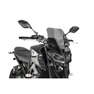 プーイグ ネイキッド N.G.ヤマハ MT-09 850 2017 - 2020 ダークスモーク 9377F 用ツーリングスクリーン PUIG NAKED N.G. TOURING SCREEN FOR YAMAHA MT-09 850 2017 - 2020 DARK SMOKE 9377F 【並行輸入品】