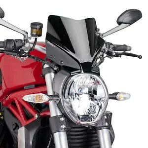プーイグ ネイキッド N.G.スポーツスクリーン ドゥカティ モンスター 1200/S 2014 - 2016 ブラック 7013N PUIG NAKED N.G. SPORT SCREEN FOR DUCATI MONSTER 1200/S 2014 - 2016 BLACK 7013N 【並行輸入品】