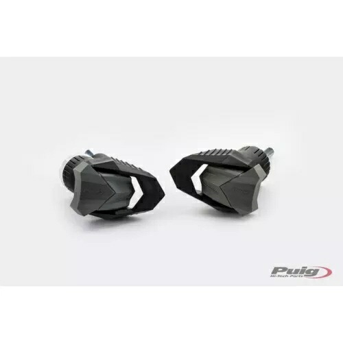 PUIG フレームスライダー MOD. R19 BMW F 800 R 2015 - 2020 ブラック 7707N に対応 PUIG FRAME SLIDERS MOD. R19 COMPATIBLE FOR BMW F 800 R 2015 - 2020 BLACK 7707N 【並行輸入品】