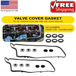 バルブカバーガスケット 2012-2013 ホンダクロスツアー V6 3.5L 3471CC VS50773R SOHC Valve Cover Gasket For 2012-2013 HONDA CROSSTOUR V6 3.5L 3471CC VS50773R SOHC 【並行輸入品】