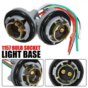 1157 LED 電球ソケットホルダー車のターンシグナルテールリアストップブレーキライトベース 1157 LED Bulbs Socket Holder Car Turn Signal Tail Rear Stop Brake Light Base 【並行輸入品】