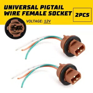フロッサー ピグテール ワイヤー メス 7444NA ソケット 2 ハーネス ブレーキ テール ストップ パーキング Flosser Pigtail Wire Female 7444NA Socket Two Harness Brake Tail Stop Parking 【並行輸入品】