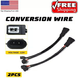 変換ワイヤー H11 から H1 2 ヘッドライトハーネス ハイビームアダプター ソケット プラグ Conversion Wire H11 to H1 Two Head Light Harness High Beam Adapter Socket Plug 【並行輸入品】
