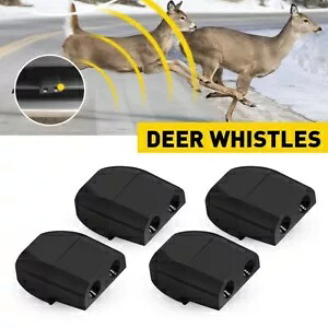 4 個の鹿警告ホイッスル装置車の鹿を保存するためのホイッスル車両鹿の角 4PCS Deer Warning Whistles Device for Save Car Deer A Whistles Vehicle Deer Horn 【並行輸入品】