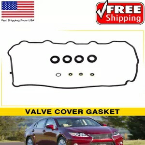 バルブカバーガスケット スパークプラグシールチューブ付き レクサス トヨタ カムリ RAV4 2.5L 2.7L用 Valve Cover Gasket w/ Spark Plug Seal Tube for LEXUS TOYOTA CAMRY RAV4 2.5L 2.7L 【並行輸入品】