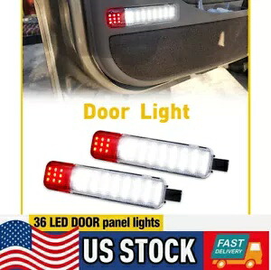 ペア LED ドアカーテシライトシボレーアバランチ 2500 1500 2002 03 004 05-06 Pair LED Door Courtesy Light For Chevrolet Avalanche 2500 1500 2002 03 004 05-06 【並行輸入品】