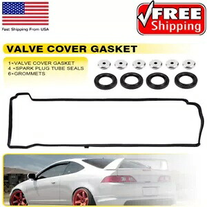 バルブカバーガスケットセット 2002-2006 アキュラベース RSX タイプ 2004-2005 S アキュラ TSX Valve Cover Gasket Set For 2002-2006 Acura Base RSX Type 2004-2005 S Acura TSX 【並行輸入品】
