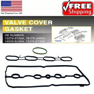 バルブカバーガスケット 16175-JA00A 日産ジューク ヴァーサ セントラ 2012-2019 NV200 に適合 Valve Cover Gasket 16175-JA00A Fits for Nissan Juke Versa Sentra 2012-2019 NV200 【並行輸入品】
