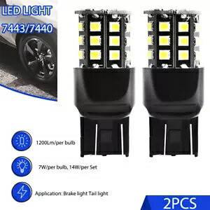 2 個 AUXITO 7443/7440/7441/7443 LED 高輝度ブレーキストップテールライト電球駐車場 2PCS AUXITO 7443/7440/7441/7443 LED Bright Brake Stop Tail Light Bulbs Parking 【並行輸入品】