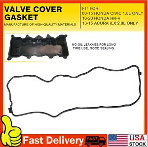 エンジンバルブカバーガスケットセット 07 06 09 08 10 12 11 13 14-15 ホンダシビック 1.8L Engine Valve Cover Gasket Set for 07 06 09 08 10 12 11 13 14-15 HONDA CIVIC 1.8L 【並行輸入品】