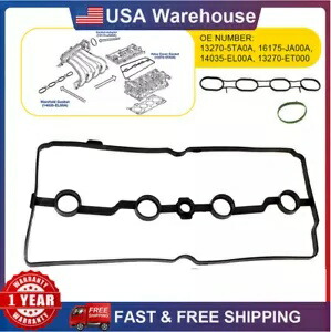 3 個バルブカバーガスケット 2016 2017?C2018 ヴァーサ日産ノート SR S SV SL S プラス 3PCS Valve Cover Gasket For 2016 2017?C2018 Versa Nissan Note SR S SV SL S Plus 【並行輸入品】