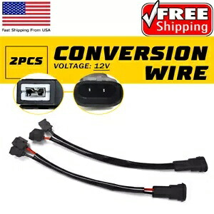 変換 H11 ワイヤーから H11 2 ハーネスヘッドアダプターライトプラグプレイコネクター Conversion H11 Wire TO H11 Two Harness Head Adapter Light Plug Play Connector 【並行輸入品】