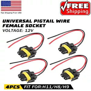 ワイヤーピグテールメスS H11 2ハーネスライトローヘッドビーム電球コネクタ修理 Wire Pigtail Female S H11 Two Harness Light Low Head Beam Bulb Connector Repair 【並行輸入品】 32,890円