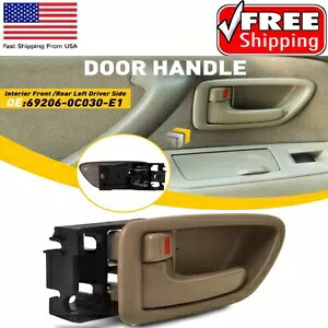 2001-2007 トヨタ セコイア インサイド インテリア ドア ハンドル 左 左 & セット ベージュ For 2001-2007 Toyota Sequoia Inside Interior Door Handle Left Left & Set Beige 【並行輸入品】