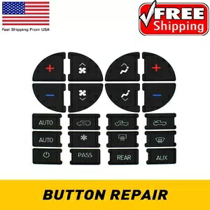 A/C 気候制御ボタン修理デカールステッカー GMC GM シボレーシボレー用 A/C Climate Control Button Repair Decals Stickers For GMC GM Chevy Chevrolet 【並行輸入品】
