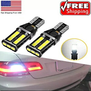 2 個 T15 921 912 LED リバースバックアップ電球 6500K W16W スーパーホワイト明るい 2pcs T15 921 912 LED Reverse Backup Light Bulbs 6500K W16W Super White Bright 【並行輸入品】