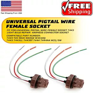 ユニバーサルピグテールワイヤーメス 7443 ソケット 2 ハーネスストップブレーキテールロードリーガル Universal Pigtail Wire Female 7443 Socket Two Harness Stop Brake Tail Road Legal 【並行輸入品】 32,890円
