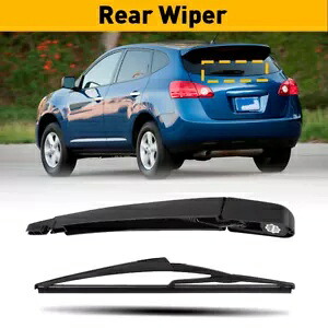 リアワイパーアーム & ブレード 13 14 15 16 17 18 日産ローグパスファインダー用 Rear Windshield Wiper Arm & Blade For 13 14 15 16 17 18 Nissan Rogue Pathfinder 【並行輸入品】
