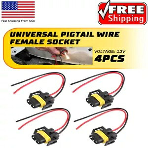 ワイヤーピグテールメス S 2 H11 ハーネスヘッド低光ビームハロゲン電球プラグランプ Wire Pigtail Female S Two H11 Harness Head Low Light Beam Halogen Bulb Plug Lamp 【並行輸入品】 32,890円