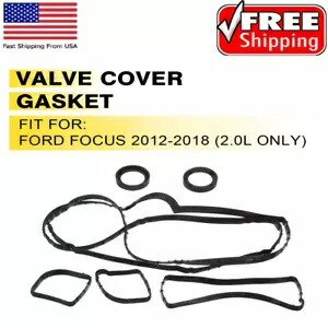 バルブカバーガスケットブラック CM5E6D271AA 13 2012 14 16 15 17-18 フォードフォーカス 2.0L Valve Cover Gasket Black CM5E6D271AA For 13 2012 14 16 15 17-18 Ford Focus 2.0L 【並行輸入品】