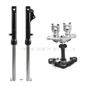 520 ミリメートルフロントフォーク + トリプルツリーディスクブレーキ CRF50 ダートピットバイク Atomik 70 110 520mm Front Forks + Triple Tree For Disc Brake CRF50 Dirt Pit Bike Atomik 70 110 【並行輸入品】