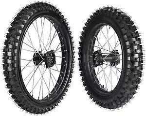 フロント 70/100-19 + リア 90/100-16 タイヤリムホイールダートピットバイク 140cc 200cc 用 Front 70/100-19 + Rear 90/100-16 Tire Rim Wheel for Dirt Pit Bike 140cc 200cc 【並行輸入品】