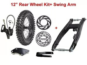 12 インチ後輪スイングアームキット 80/100-12 タイヤピットダートバイク SSR CRF 110cc 125cc 12'' Rear Wheel Swingarm Kit 80/100-12 Tire Pit Dirt Bike SSR CRF 110cc 125cc 【並行輸入品】