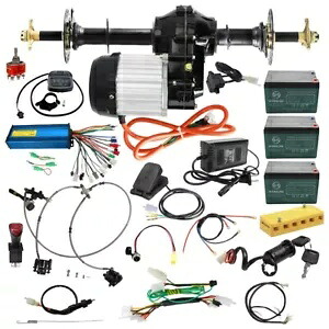 電動ゴーカート 36V 1000W ディファレンシャルモーター + 1020mm リアアクスルキット ATV トライク Electric Go Kart 36V 1000W Differential Motor + 1020mm Rear Axle Kit ATV Trike 【並行輸入品】
