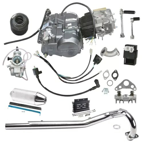Lifan 140cc レーシングエンジンモーターマフラーキットホンダ CRF70 CT90 Z50R ピットバイク Lifan 140cc Racing Engine Motor Muffler Kit For Honda CRF70 CT90 Z50R Pit Bike 【並行輸入品】