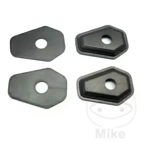 オートバイインジケータースペーサーアダプターブラックスズキユニバーサル用 Motorcycle Indicators Spacers Adapters Black for Suzuki Universal 【並行輸入品】