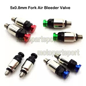 5x0.8mm フォークエアブリーダーバルブ CRF 450 450R 450X 250 250X 250R ピットダートバイク用 5x0.8mm Fork Air Bleeder Valve For CRF 450 450R 450X 250 250X 250R Pit Dirt Bike 【並行輸入品】