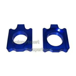 リアアクスルブロックチェーンアジャスターアルミホンダ CR125R CR250R CRF450R CRF450X Rear Axle Blocks Chain Adjuster Aluminum For Honda CR125R CR250R CRF450R CRF450X 【並行輸入品】